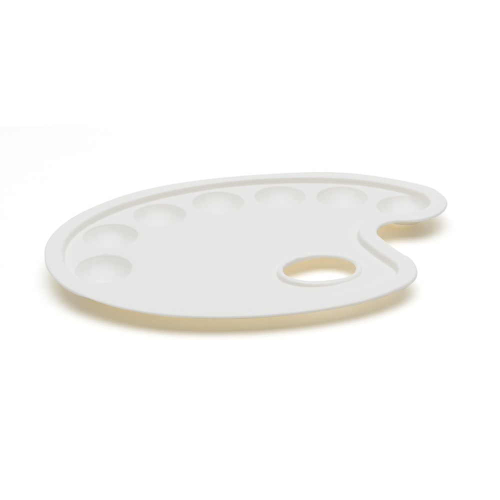 Palette plastique ovale 7 puits