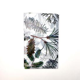 Papier de soie NATACHA CRÉATIVE - branches & cocottes de pin