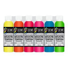 DEMCO TEMPERA Set - Fluorescent colours