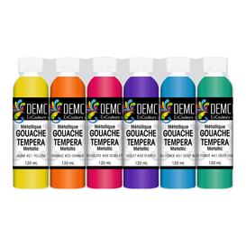 Ensemble gouache DEMCO couleurs métalliques